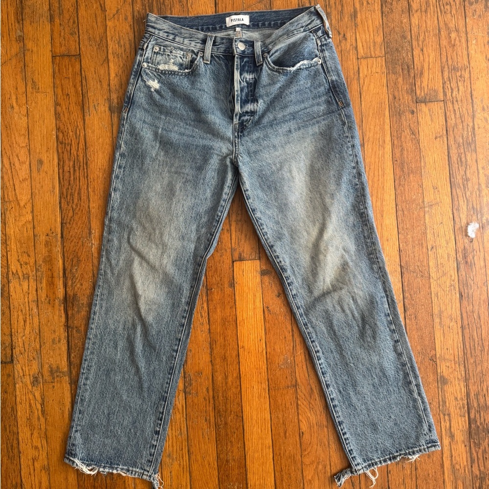 Pistola Charlie High Rise Straight, Size 27